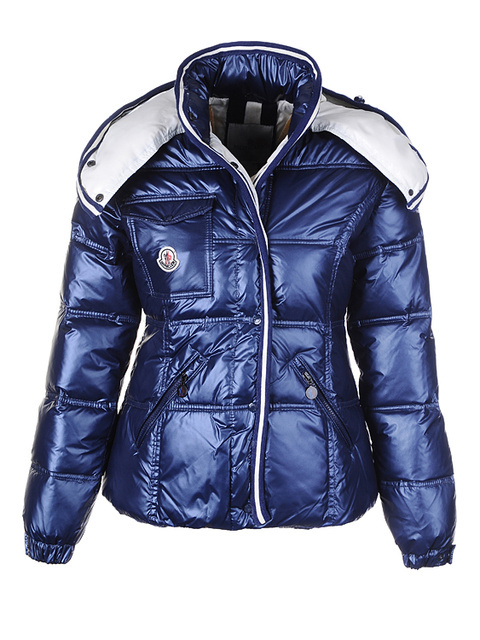 Doudoune Moncler Quincy Femme  Bleu